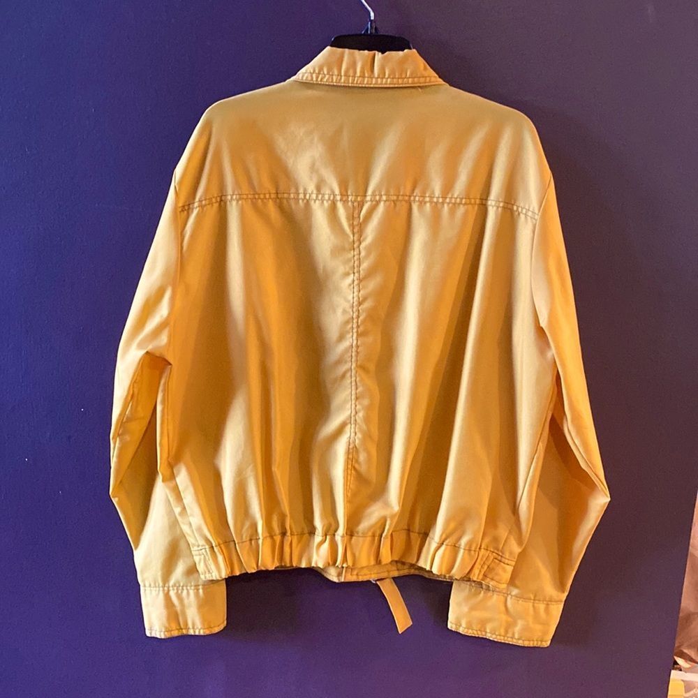 Vintage Mustard Yellow Jacket Kmart Windbreaker Gem